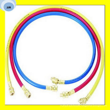 Three-Color Refrigerant Flexible Rubber Hose with Fittings on The Both Ends